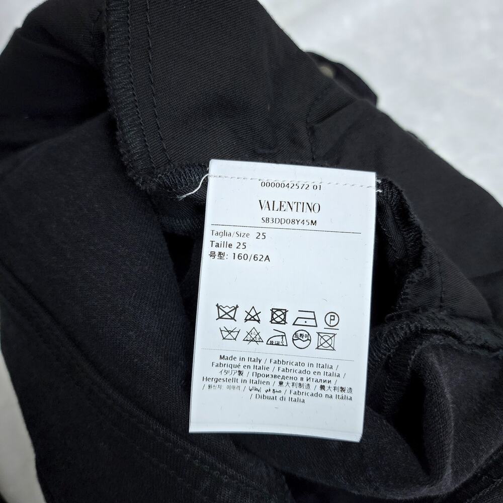 Valentino x Izumi Miyazaki 'Gravitation' Butterfly Print Jeans Black MSRP $2590 - Picture 13 of 16
